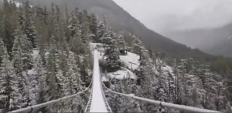 Xao xuyến cảnh mùa đông tuyệt đẹp ở British Columbia